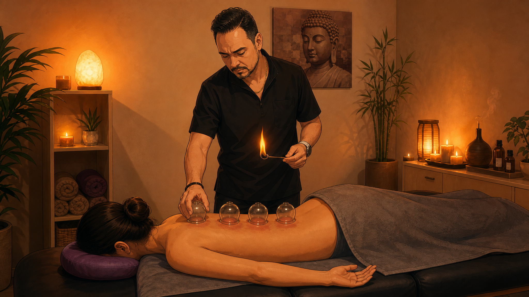 Técnica de ventosas dentro de la Experiencia Body Center